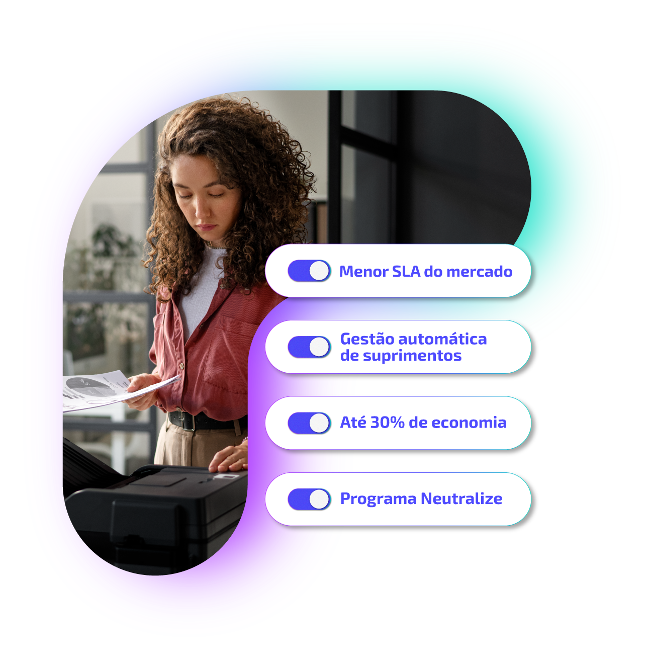Locação e gestão de impressoras para empresas